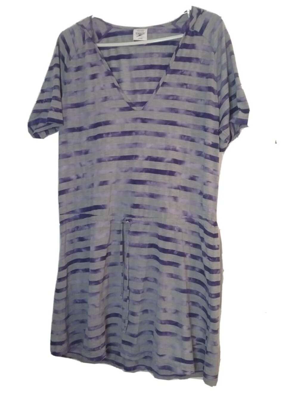 Speedo Women’s Swim Suit Coverup Mesh Dress Sleeveless L See pictures detai